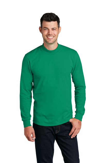 100% Cotton Mock Turtleneck