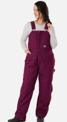 Women's Softstone Duck Insulated Bib Overall - Image 3