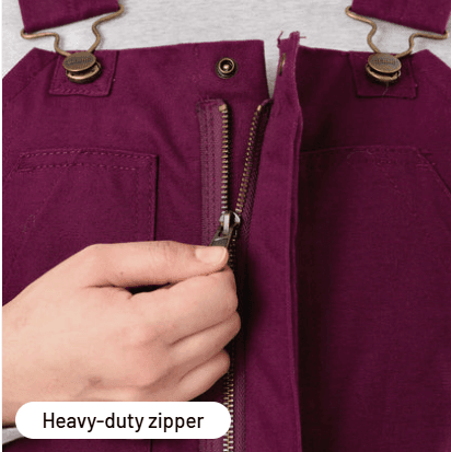 Women's Softstone Duck Insulated Bib Overall - Image 4