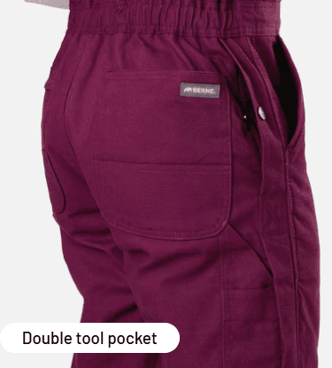Women's Softstone Duck Insulated Bib Overall - Image 6