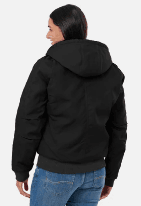 Women's Duck Hooded Active Work Jacket - Image 2