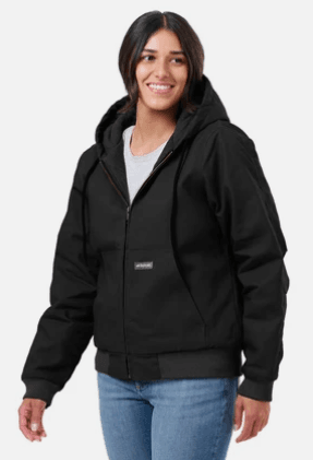 Women's Duck Hooded Active Work Jacket
